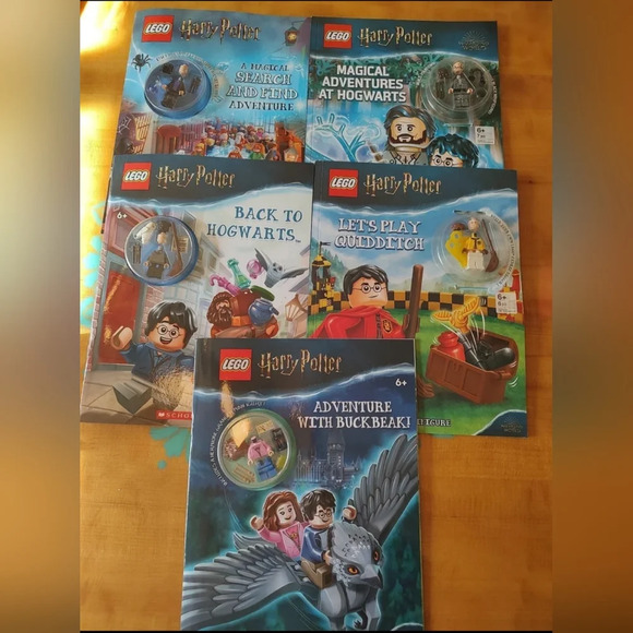 Lego Harry Potter Adventure Books & Minifigures Bundle 5pcs